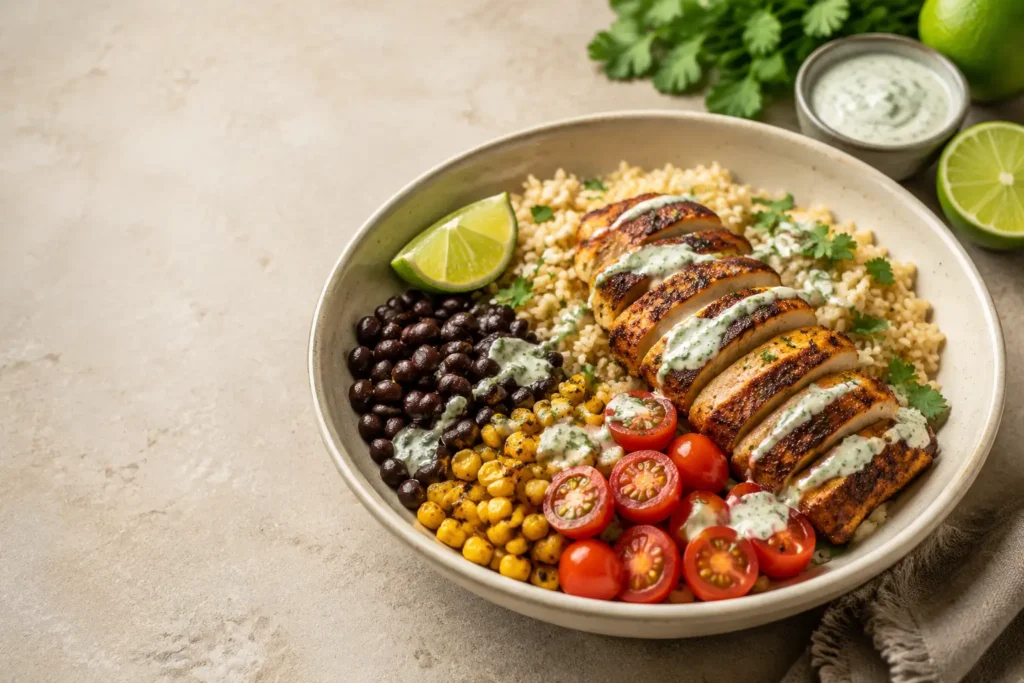 high-protein-chicken-bowl-ingredients